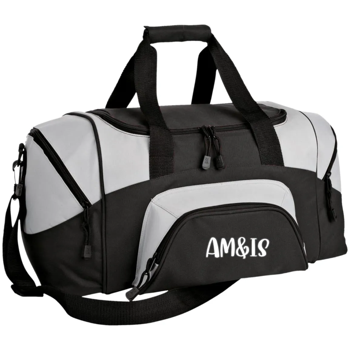 AM&IS Activewear Small Colorblock Sport Duffel Bag