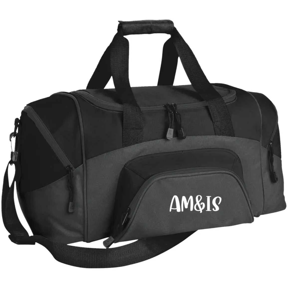 AM&IS Activewear Small Colorblock Sport Duffel Bag