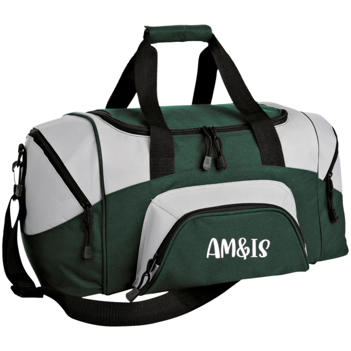 AM&IS Activewear Small Colorblock Sport Duffel Bag