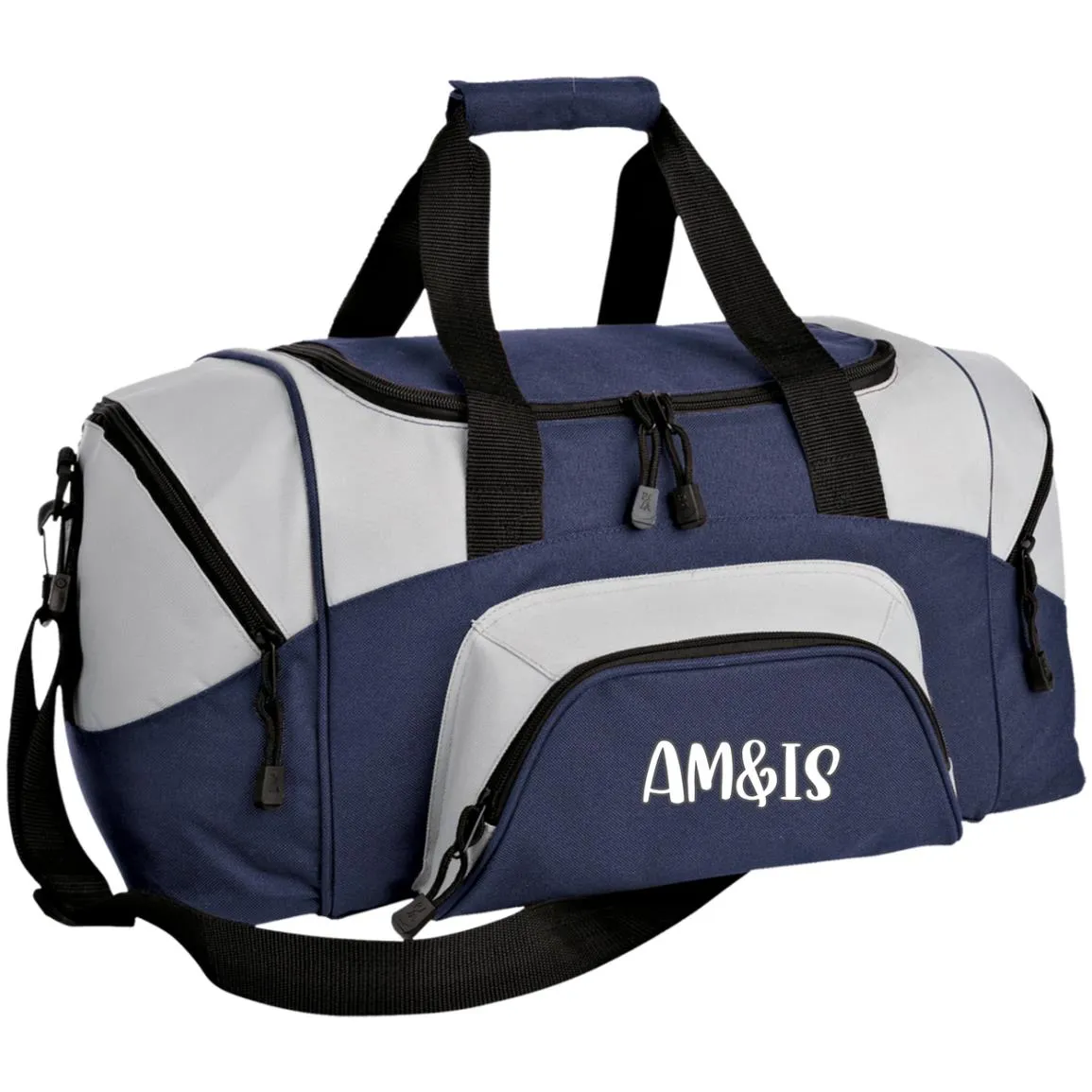 AM&IS Activewear Small Colorblock Sport Duffel Bag
