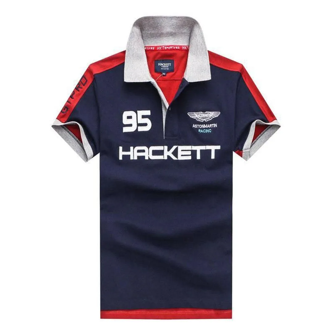 Aston Martin Racing 95 Hacket NavyBlue Polo Shirt