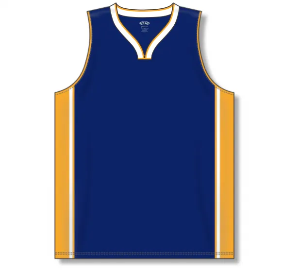 Athletic Knit (AK) B1715Y-460 Youth Indiana Pacers Navy Pro Basketball Jersey