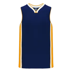 Athletic Knit (AK) B1715Y-460 Youth Indiana Pacers Navy Pro Basketball Jersey