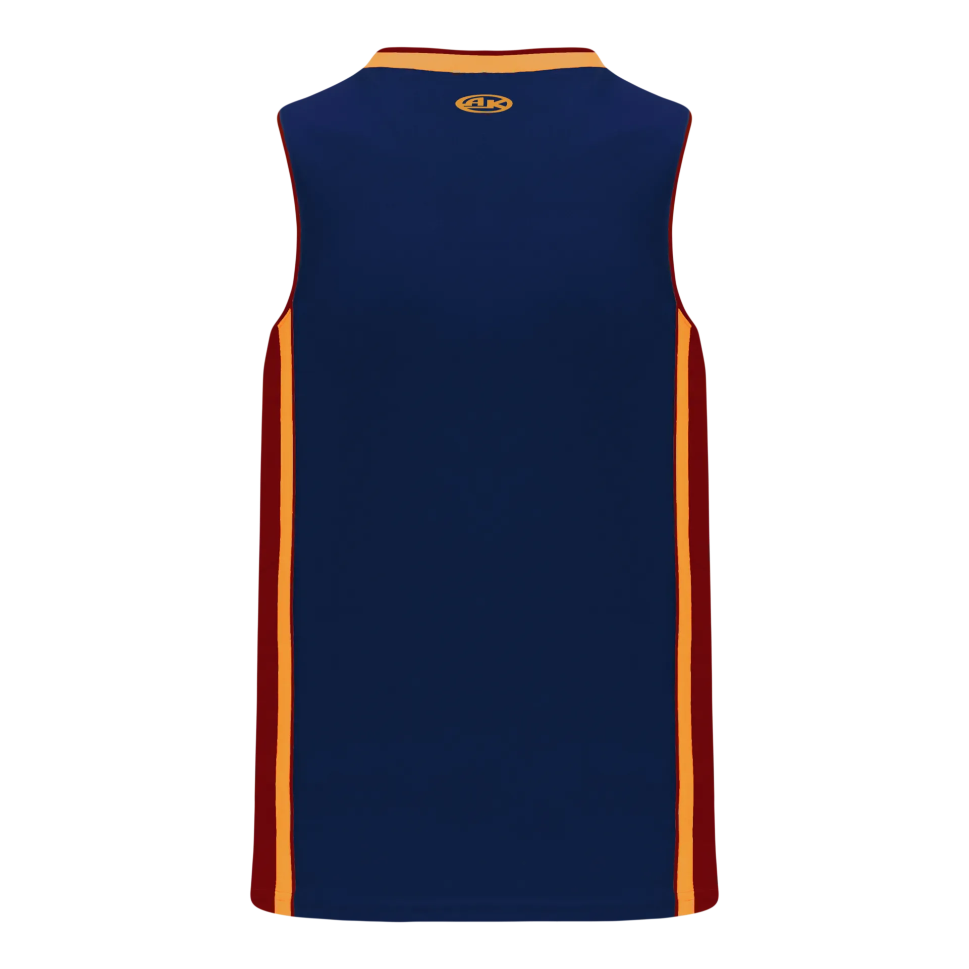 Athletic Knit (AK) B1715Y-544 Youth Navy/AV Red/Gold Pro Basketball Jersey