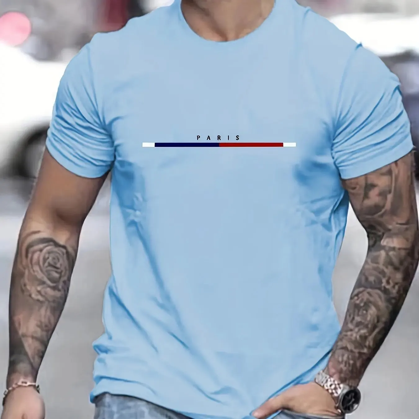 Autumn and Winter Ethnic Totem Loose Sweater for MenParis Letter Print Hoodie_ Cool Hoodies For Men