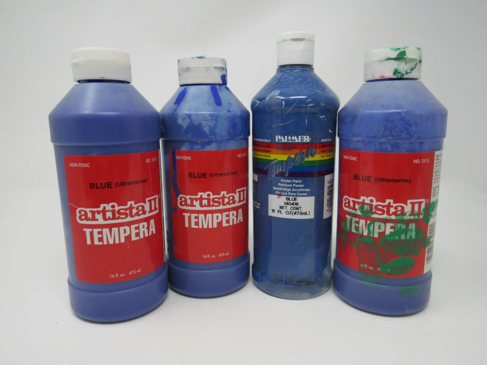 Binny & Smith Inc Artista II Tempera Paint - Lot of 4 Ultramarine 54-3115-1-142W -- New