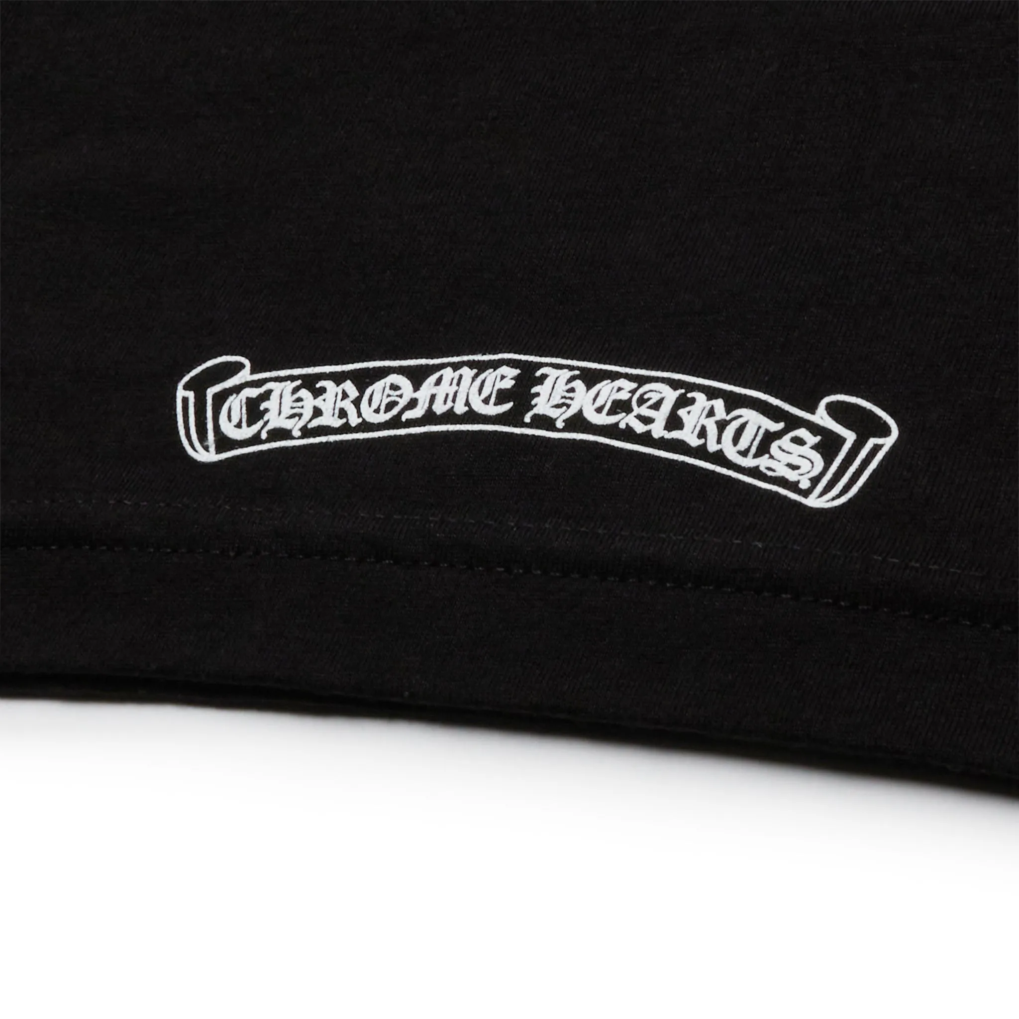 Black Chrome Hearts Horse Shoe Pocket Logo T-Shirt with Optimal Size and Fit