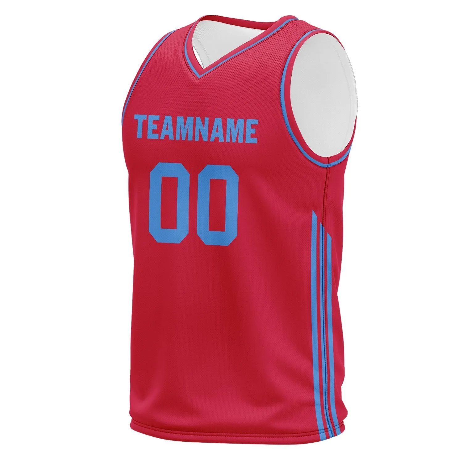 Custom Red Classic Style Sports Uniform Basketball Jersey BBJ01-D020105-23