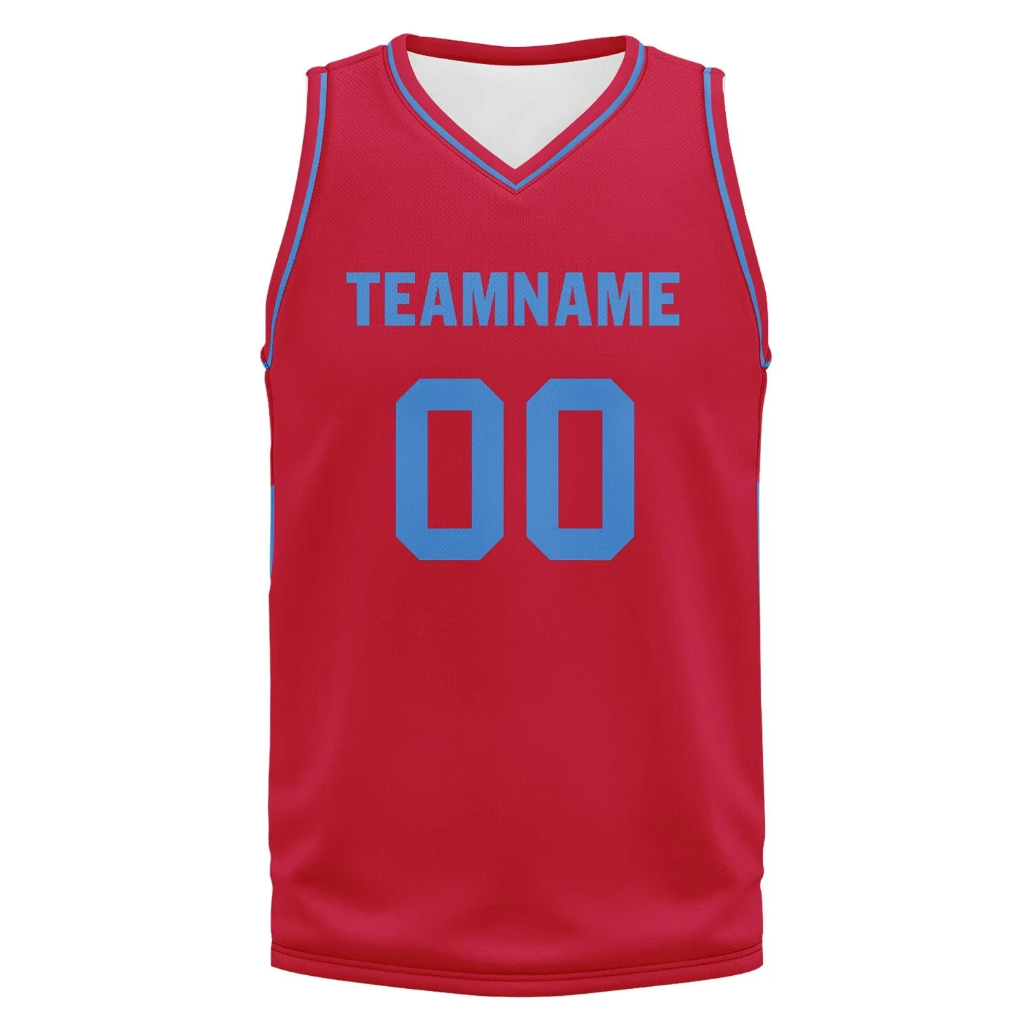 Custom Red Classic Style Sports Uniform Basketball Jersey BBJ01-D020105-23