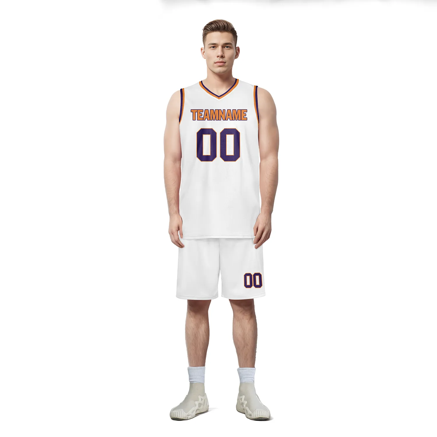 Custom White Classic Style Sports Uniform Basketball Jersey BBJ01-bd0a70e7