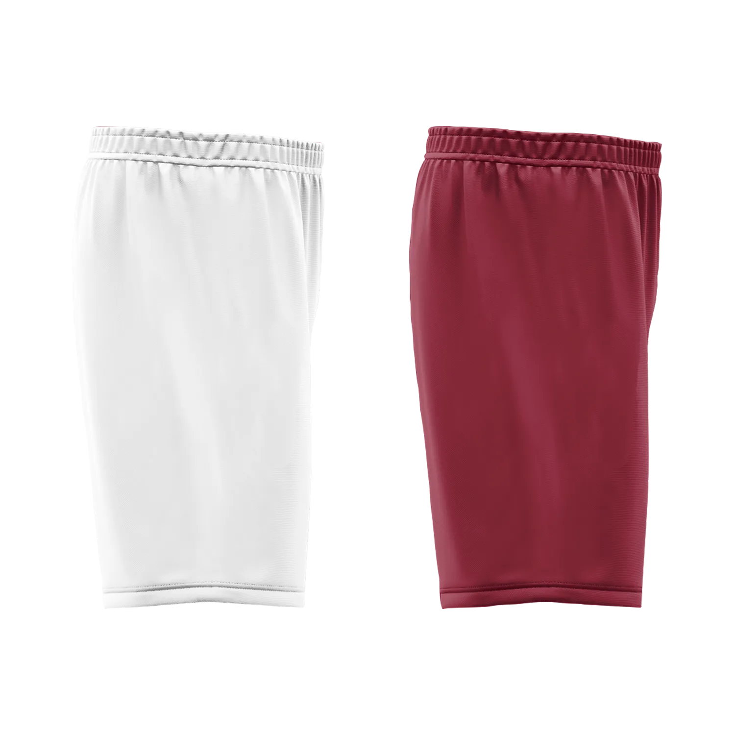Custom White Red Classic Style Reversible Basketball Uniform Personalized BBJR-D017012