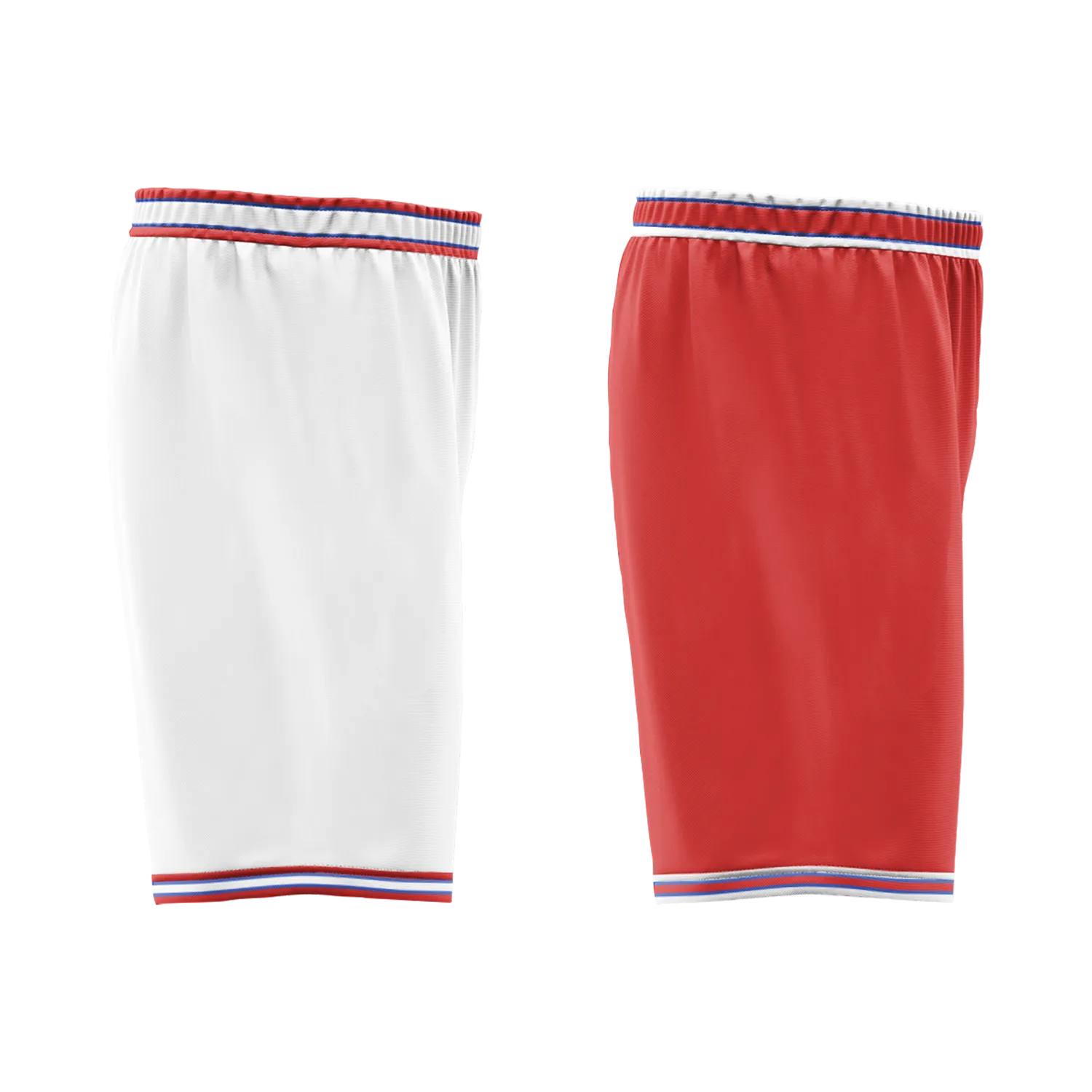 Custom White Red Classic Style Reversible Basketball Uniform Personalized BBJR-D017041