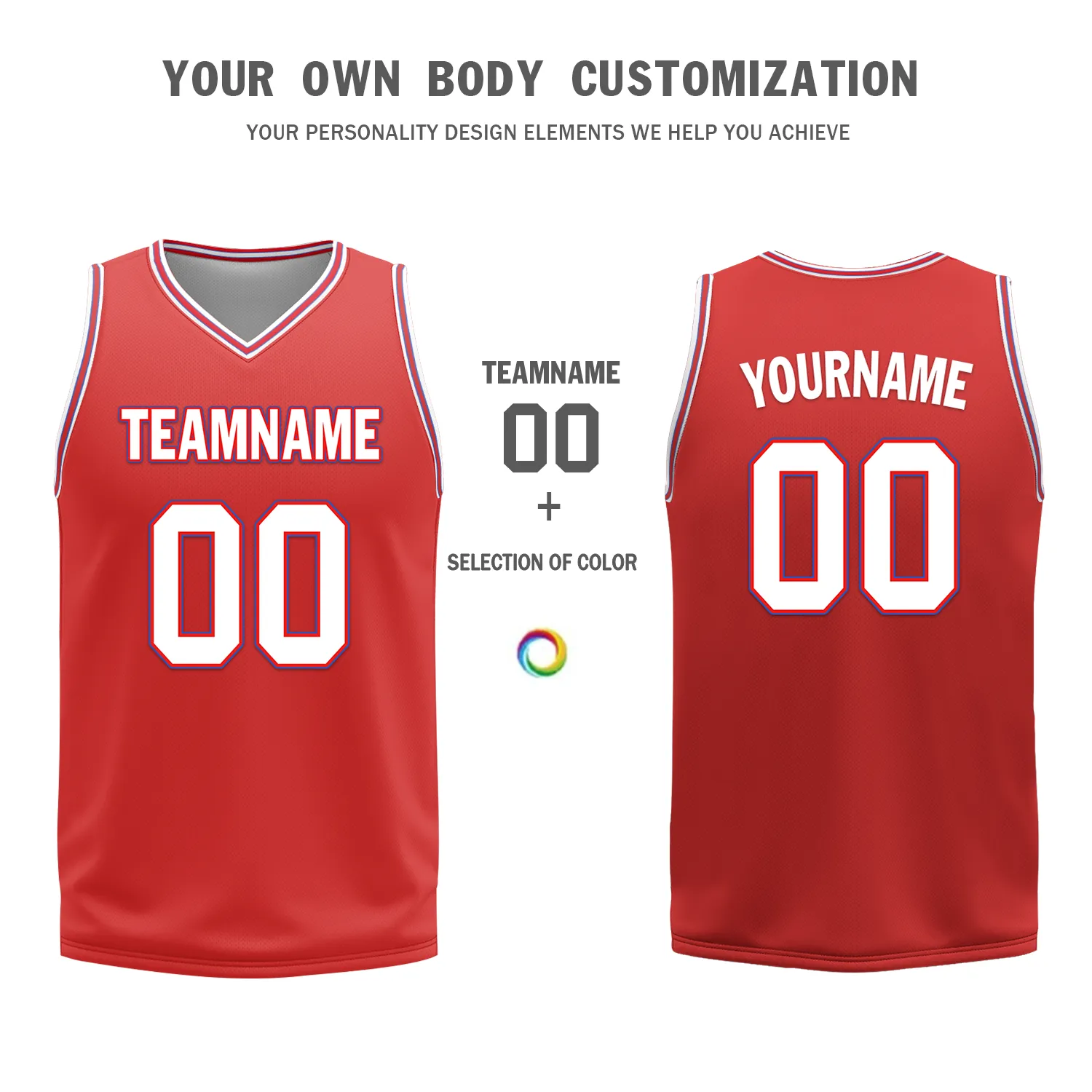 Custom White Red Classic Style Reversible Basketball Uniform Personalized BBJR-D017041