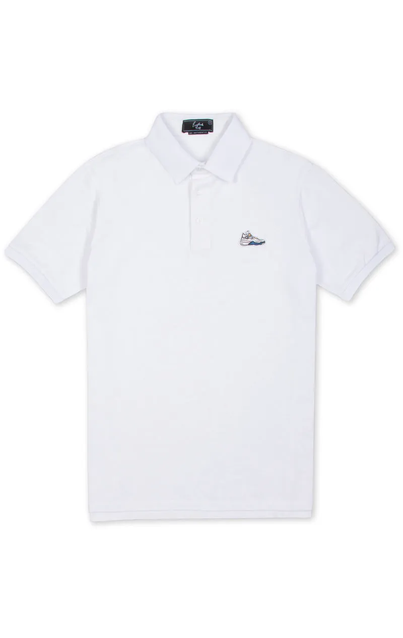Eastside Golf Men's Air Jordan IV Polo White
