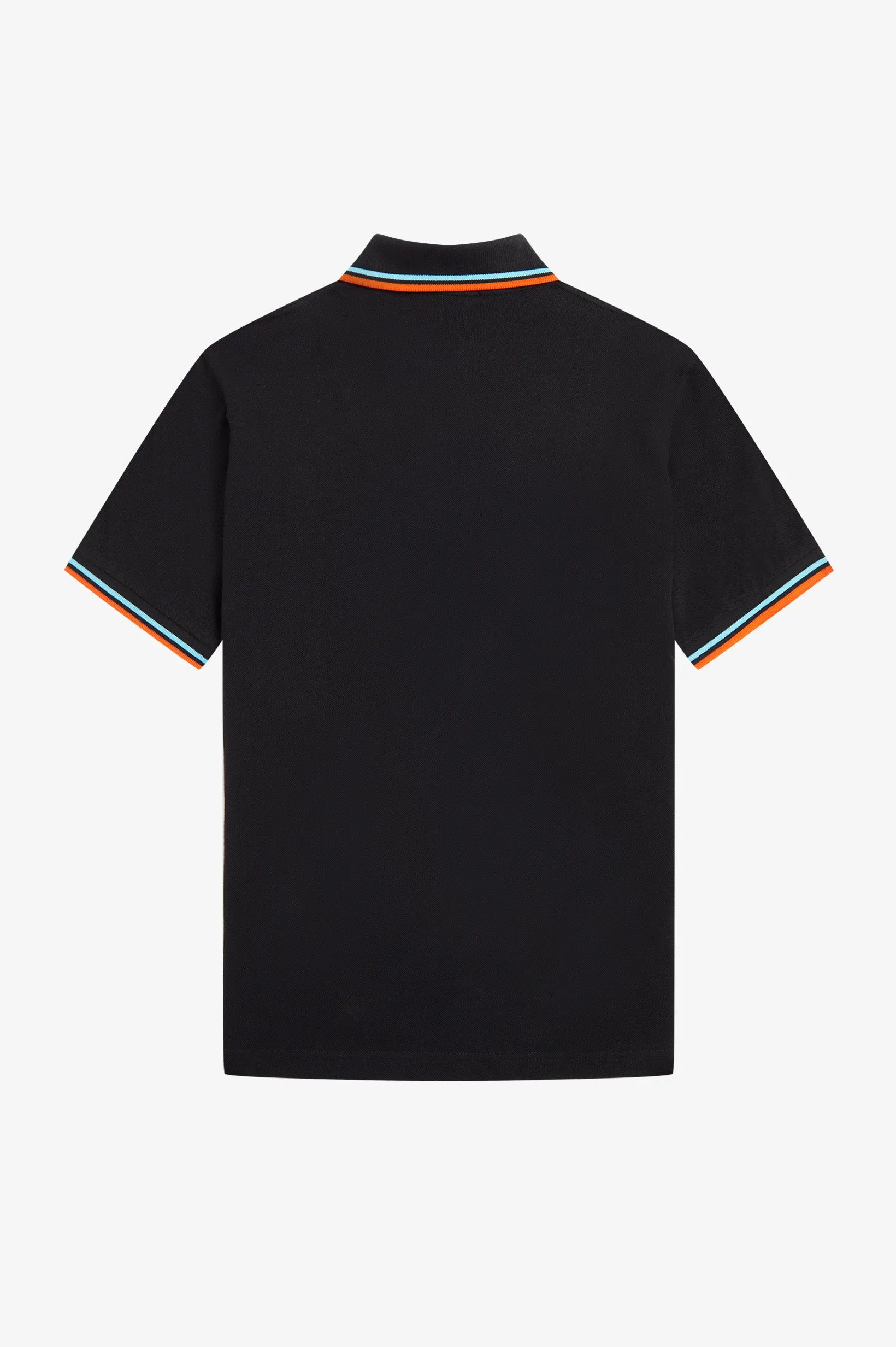 Fred Perry Polo Black / Sky / Orange