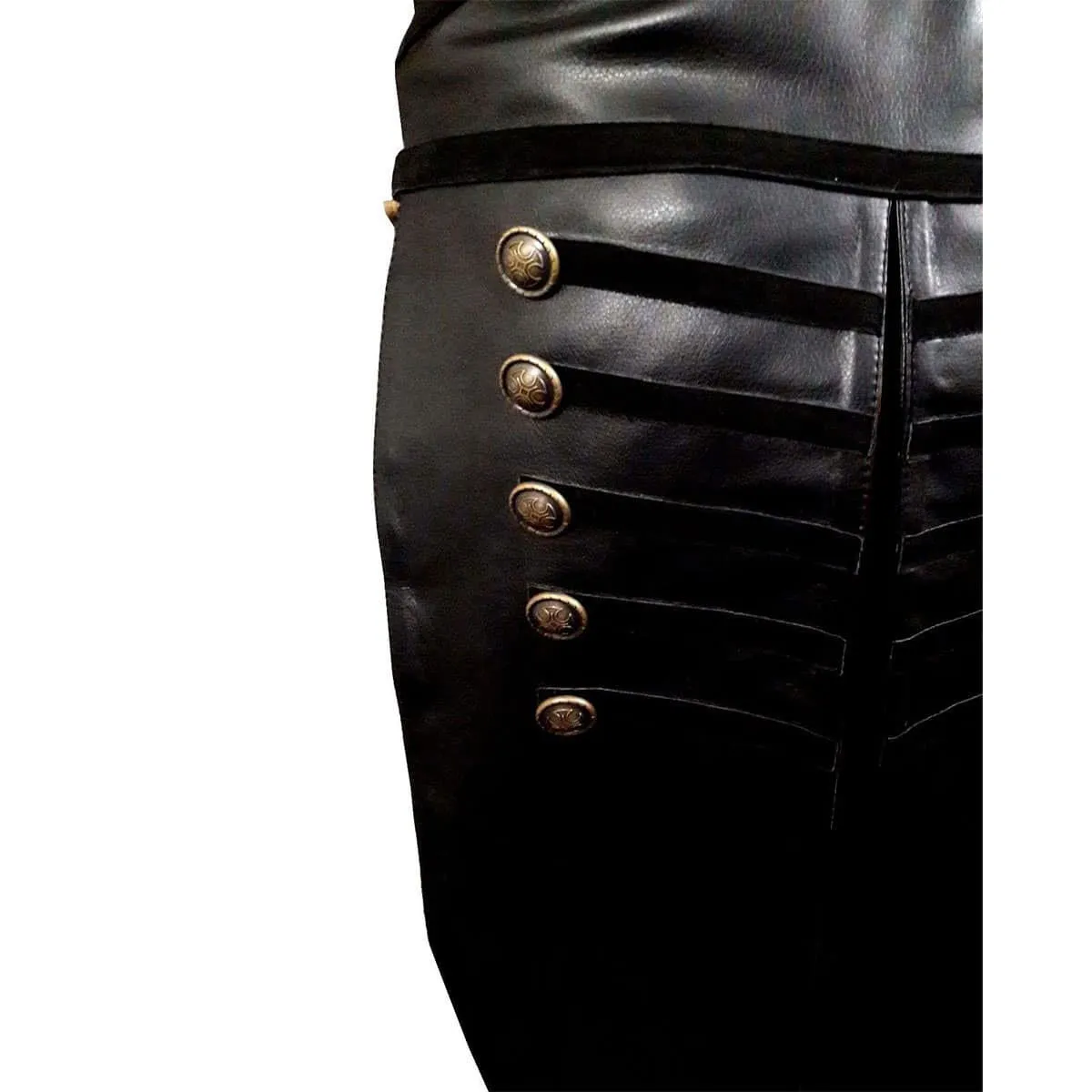 MENS STEAMPUNK COAT LEATHER GOTHIC TAIL COAT VAN HELSING - TAIL1