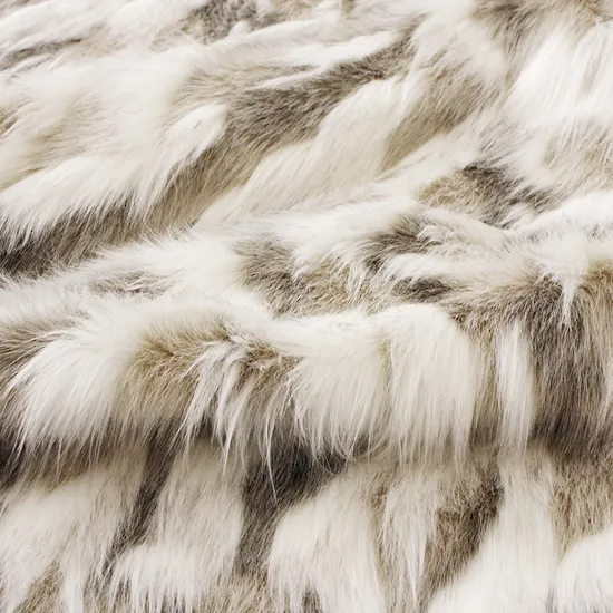 Snowshoe Hare Faux Fur Cushion