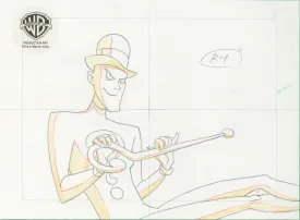 Superman the Animated Series Original Production Drawing: Riddler
