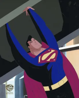 Superman the Animated Series Production Cel: Superman